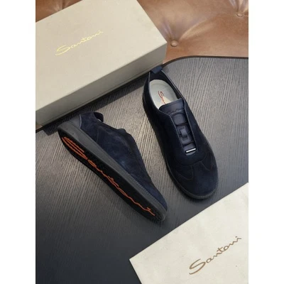 s&antoni Zapatos Para Hombre Zapatos de Tablero Gamuza Cómodos Zapatos Informales Foto 1 de 4