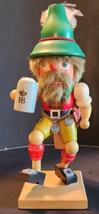 German Nutcracker Holzkunst Christian Ulbricht Octoberfest Dancing Bavarian Beer - Picture 1 of 5
