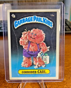 Corroded Carl 1985 Topps Garbage Pail Kids 1st Series 1 Glossy Set Break #19a - Picture 1 of 2