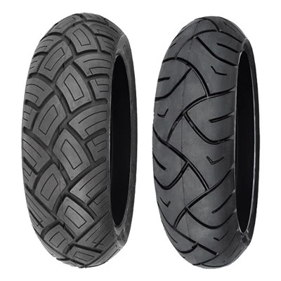 COPPIA GOMME DELI TYRE 120/70-10 54L SC-103 + 130/60-13 60P SC-102 - Immagine 1 di 4