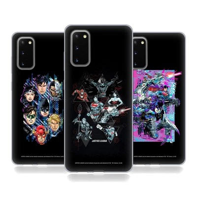 FUNDA GEL JUSTICE LEAGUE DC COMICS GRÁFICOS ELÉCTRICOS OSCUROS PARA TELÉFONOS SAMSUNG 1 Foto 1 de 4
