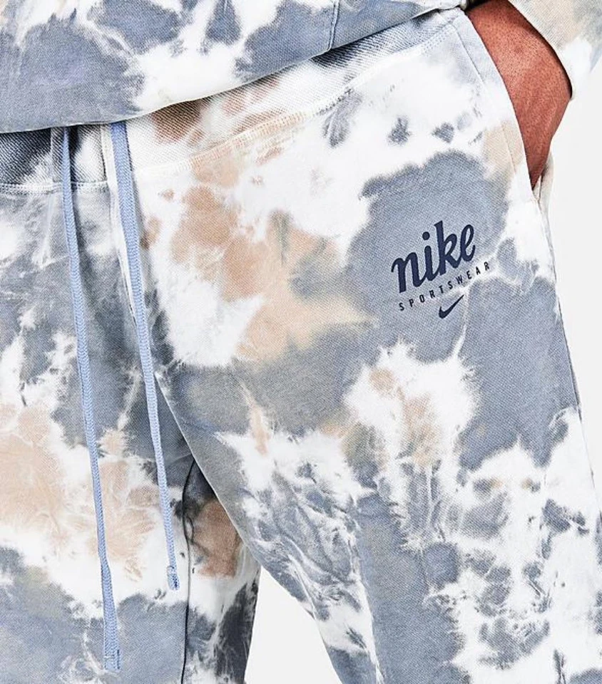 Pantalones de chándal Nike Swoosh ropa deportiva club polar para hombre talla L tie dye salón calle Foto 1 de 4