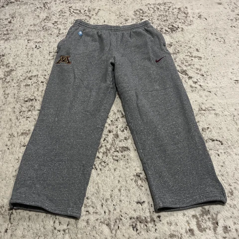 Minnesota Golden Gophers Nike Athletic Sweat Pants Men's Gray Size XL Cover