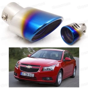 Blue Car Exhaust Muffler Tip Tail Pipe End Trim for Chevy Cruze 2009-2015 #1019 - Picture 1 of 6