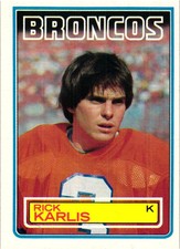 1983 Topps Football Set Break #264 Rick Karlis NM- Free Shipping