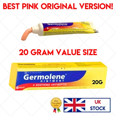 UNGÜENTO ANTISÉPTICO ROSA ORIGINAL GERMOLENE 20G - NUEVO REINO UNIDO 🙂 STOCK - 2o Firmado - Imagen 1 de 4