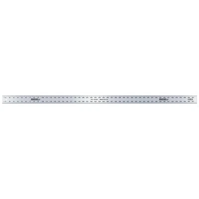 48 Inch Aluminum Straight Edge Ruler Silver Heavy Duty Measuring Tool - Image 1 of 2