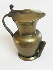 Vintage Figural Brass Wind-Up Ewer Pitcher Tape Measure Rare! In Coll. Book!