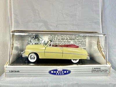 Classic Metal Works 1949 Mercury “Bathtub Merc” Yellow Diecast 1:24 - Image 1 of 4