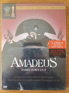 Brandneu Amadeus - Director’s Cut (DVD, 2002 2-Disc Special Edition) Sealed Neu - Bild 1 von 2