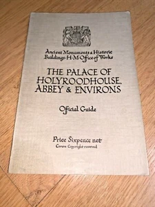 1938 THE PALACE OF HOLYROODHOUSE, ABBY AND ENVIRONS Guide - Bild 1 von 11