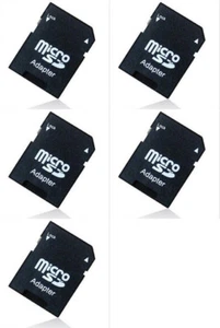5x Micro Sd a Tarjeta Sd Adaptador Convertidor Adaptateur / Gb Envío - Bild 1 von 2
