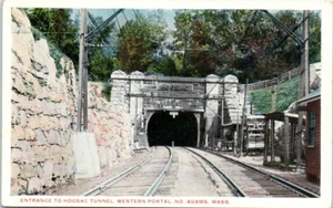 1920s MA Postcard Western Portal Hoosac Tunnel Entrance Adams Mass Unposted - Picture 1 of 2