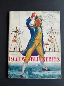 1941 World Series Program Brooklyn vs. Yankees - EX - Picture 1 of 5