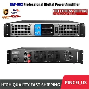 GAP-602 Professional Digital Power Amplifier 2-Ch High Power Audio Amplifier pe6 - Picture 1 of 7