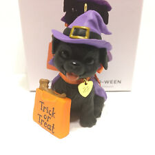 2022 Hallmark PUPPY LOVE HOWL-O-WEEN Dog Puppy Trick Or Treat Halloween Ornament