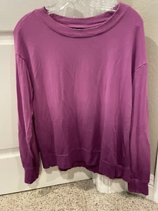 Women's Splendid Purple Ombre Sweatshirt - Size Small - EUC! - Picture 1 of 3