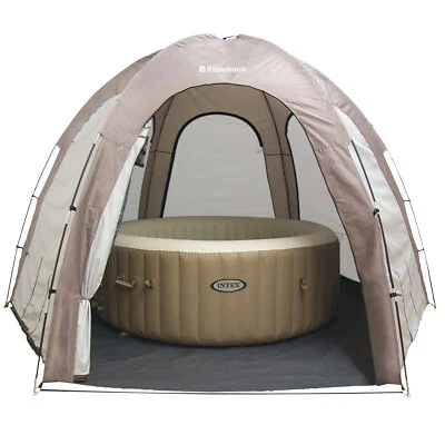 Steinbach Whirlpooldach Ø350x220cm Pooldach Poolzelt Gartenpavillon - Bild 1 von 4