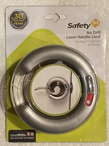 Safety 1st White Plastic No Drill Lever Handle Lock - Picture 1 of 3