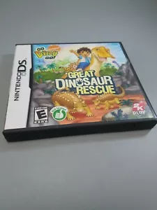 Go, Diego, Go Great Dinosaur Rescue (Nintendo DS, 2008) y Manuel - Imagen 1 de 3