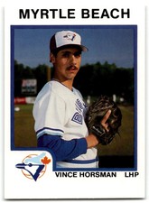 1987 ProCards Vince Horsman Myrtle Beach Blue Jays #1440