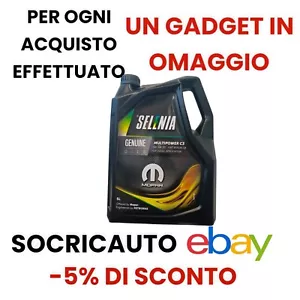 5 Litri Olio Motore Petronas Selenia MULTIPOWER C3 5W30 955535-S3 MOPAR Nuovo - Foto 1 di 8