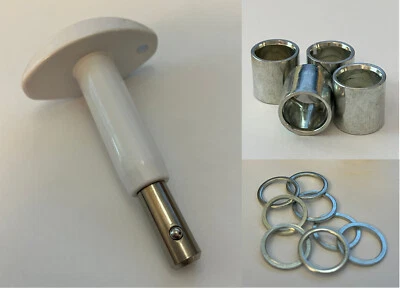 轴承工具带间距和垫圈适用于滑板长板滚轮滑冰 8 毫米 — 第 1/4 张图片