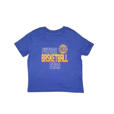 NBA 纽约尼克斯队 T 恤婴幼儿尺寸未来篮球明星衬衫 — 第 1/2 张图片
