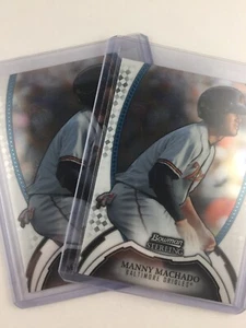 (2) 2011 Bowman Sterling Manny Machado Prospect Rookie #5 Padres - Bild 1 von 5