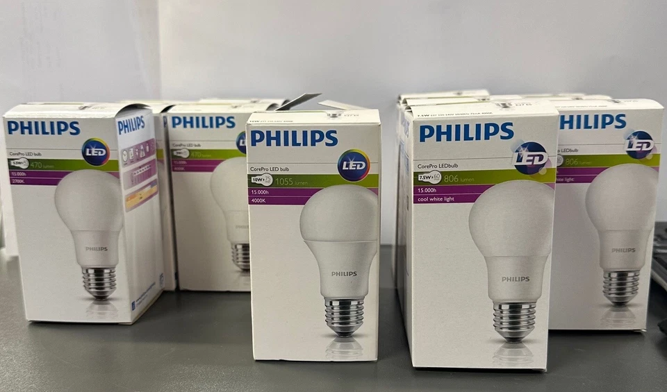 Philips LED CorePro E27 not dimmable 14 PACK - Image 1 of 1