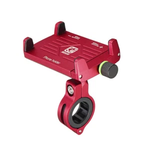 Support téléphone moto aluminium rouge support guidon pour Harley-Davidson - Photo 1 sur 5