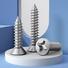M3 - M8 Phillips Flat Head Sheet Metal Screws Self Tapping - A2 Stainless Steel