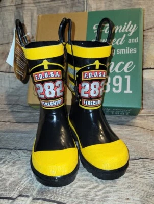 NUEVA Bota de Lluvia Western Chief Kids Firechief Talla 9 Niños Nueva en Caja  Foto 1 de 4