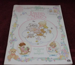 Designs Gloria & Pat Cross Stitch Pattern Booklet-Precious Moments The Baby Book - Picture 1 of 2