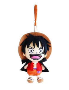 One Piece Official Plush Doll : Monkey D. Luffy Key Ring Bag Charm 13cm Genuine - Picture 1 of 6