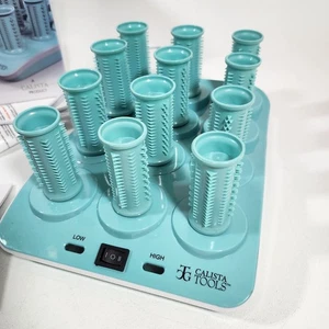 Calista Tools Hot Wavers Heated Rollers Curlers Set of Open Box No Case 10 Clips - Picture 1 of 11