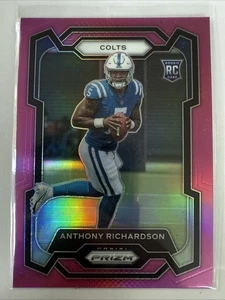 2023 Panini Prizm - Rookies Anthony Richardson #343 Pink Prizm (RC) - Picture 1 of 4
