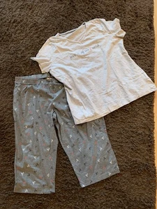 Damen Pyjama , C&A , 3/4 Hose , Gr. XL - Bild 1 von 4