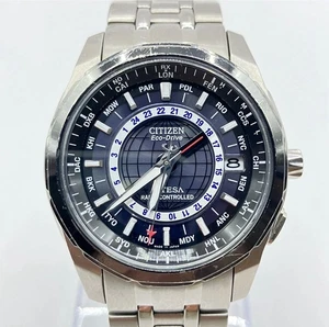 RARE CITIZEN Attesa H115-T013104 ATD53-2913 Solar Radio Watch Japan JDM - Picture 1 of 6