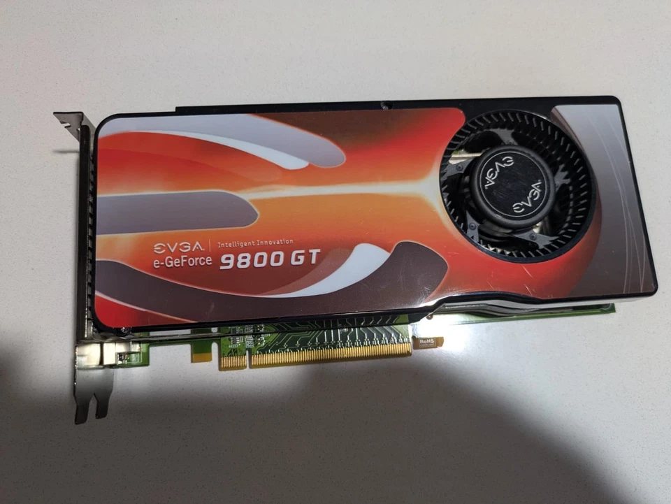 EVGA NVidia GeForce 9800GT 512GB PCI-E Video Card 512-P3-N982-B2 - Image 1 of 4