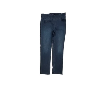 Jeans donna Gloria Vanderbilt Amanda pull on taglia 12 blu lavaggio scuro denim - Foto 1 di 5