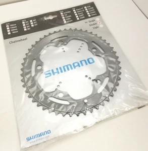 Shimano 105 FC-5600 50T-B Silver PCD130mm Double Road Bike Outer Chainring NOS - Picture 1 of 7