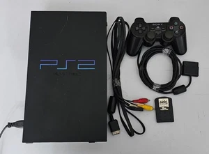 CONSOLA PS2 PLAYSTATION DE SONY CON CABLES Y MANDO - Imagen 1 de 9