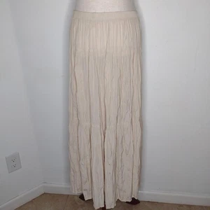 NWOT Ines De La Fressange X UNIQLO Women's Beige Skirt Size Large - Picture 1 of 8
