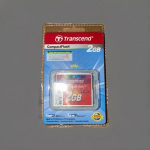 2GB Transcend speed 133x Compactflash Memory Card for NIKON CANON CF New NIB - Picture 1 of 1