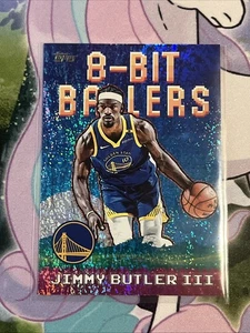 2025-26 Topps Basketball Jimmy Butler III 8-Bit Ballers Sand Glitter Warriors - Bild 1 von 2