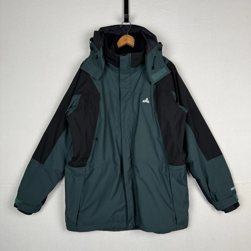 EMS Eastern Mountain Sports 3-in-1 Wet Weather Ski Jacket Fleece Base Men’s XL - Image 1 of 4