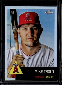 2022 Topps Chrome Platinum Anniversary #50 Mike Trout Refractor - Picture 1 of 2