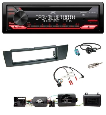 JVC CD DAB USB Bluetooth Lenkrad Autoradio für BMW 1er 2004-2013 E87 - Bild 1 von 4
