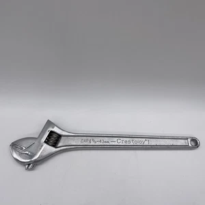 Vintage Crescent 15" Crestoloy Adjustable Wrench 1-11/15mm - 43mm Made in USA - Picture 1 of 10